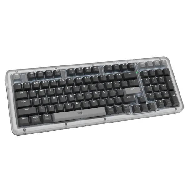 Logitech Alto Keys K98M Full-Sized Durable Multi-Device Bluetooth Mechanical Keyboard, Customizable Switches, Vibration-Absorbing Gasket, Illuminated Backlit Keys, USB-C Charging, for PC, Mac Laptops, Bluetooth Keyboards, Full-Sized Mechanical Keyboards