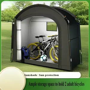 New large outdoor large space storage tent, portable bicycle outdoor storage tent