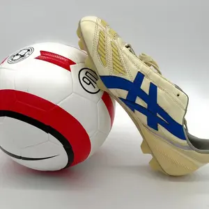 Size 5 Professional Leather Soccer Ball Glow in the Dark Mundial by Prime Quality Wellnesss
