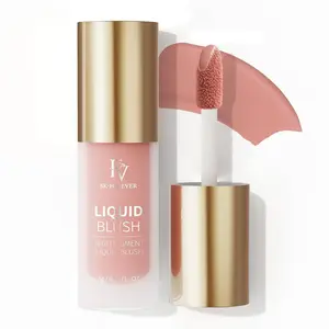 High Pigment Waterproof Liquid Blush, 2-in-1 for Lips & Cheeks, Long-Lasting Non-Fading,Full of Atmosphere for Commuting & Dating