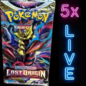 (5x) Pokemon - Lost Origin - Booster Packs - RIP&SHIP