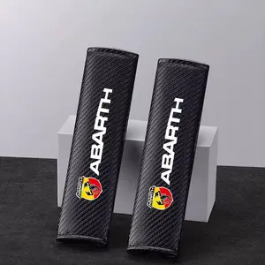 Car Seat Belt Shoulder Protector for Fiat Abarth 595, 500, 124 Spider, Waterproof, Dirt-Resistant, Suitable for Children, Auto Interior Parts