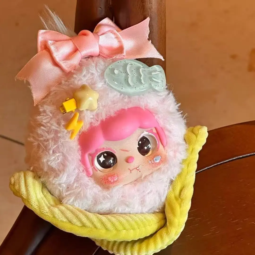 New small sweet curly plush toy blind box cute figurine handicraft doll accessory gift birthday gift for girls