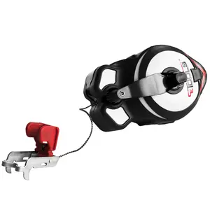 SnapBack Chalk with Releasable Tip Line Tool – Heavy Duty Chalk Line Reel for Construction, Contractor Marking & Jobsite Use Durable Tape Measure Measuring Tape