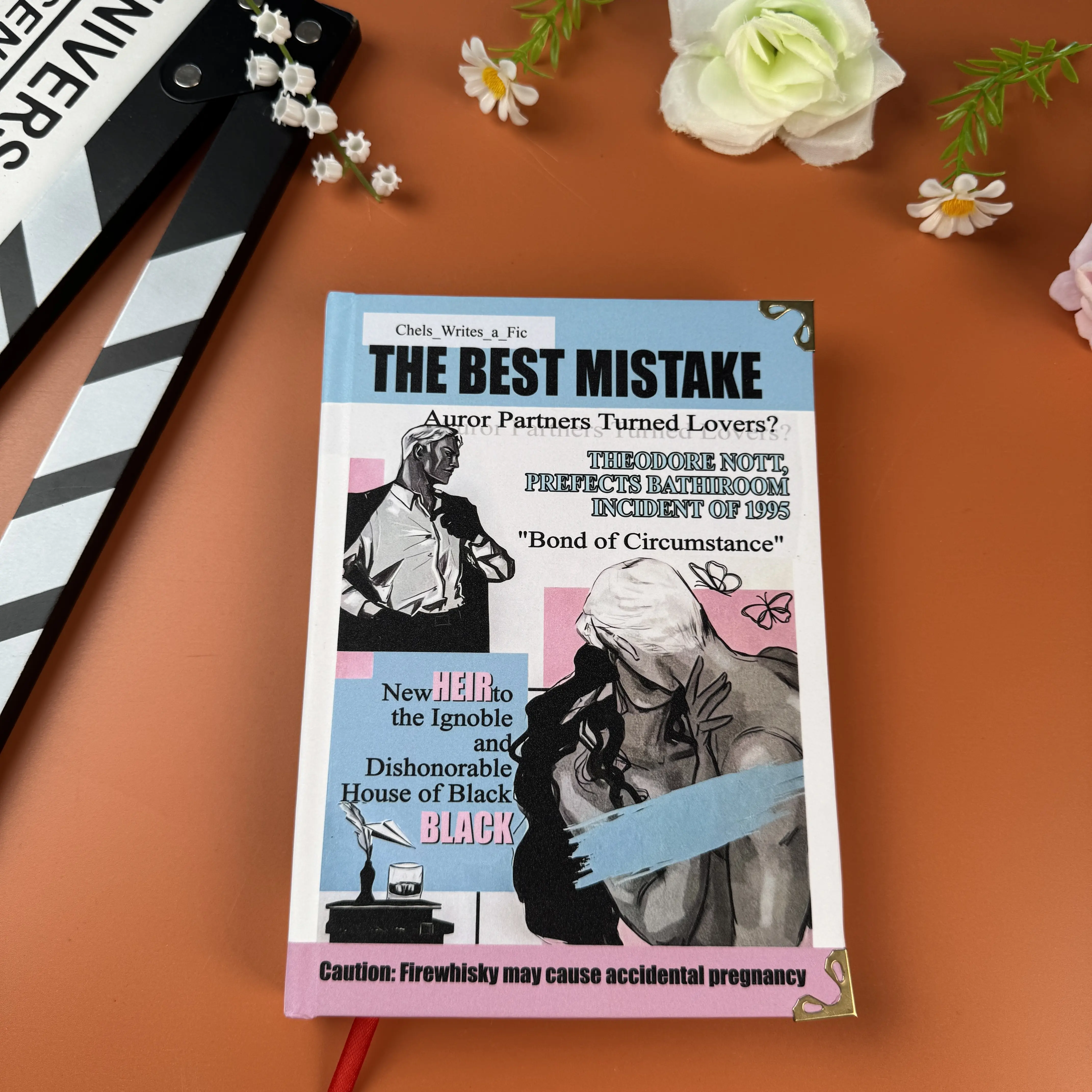 THE BEST MISTAKE custom hardback for everyone obsessed with Auror partners to lovers