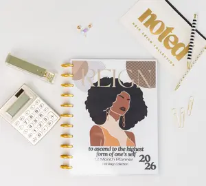 Reign Empowerment 12-Month Planner – Luxury Refillable Disc-Bound System