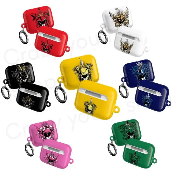 Mighty Morphin Power Rangers Airpods Case - Durable Trendy Airpods Case Cover For Airpods 1,2,3,4, Airpods Pro 1, 2, 3