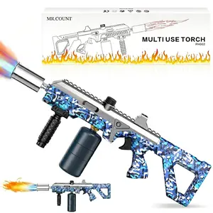 【Father's Day Gift】Focus Camouflage Propane Torch, Tactical Heavy-Duty Blow Torch with Adjustable Flame, Professional Tool for Searing Steak, Sous Vide, BBQ, Camping & Charcoal Starter, Perfect Gift (Propane Tank Not Included)