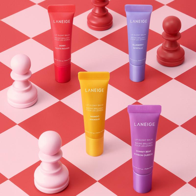 Laneige Glowy Lip Minis, Hydrating, Infused with Shea Butter