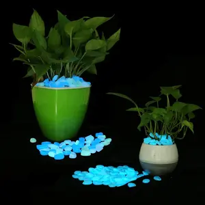 Glow in The Dark Garden Pebbles Stones Rocks for Yard and Walkways 200PCS
