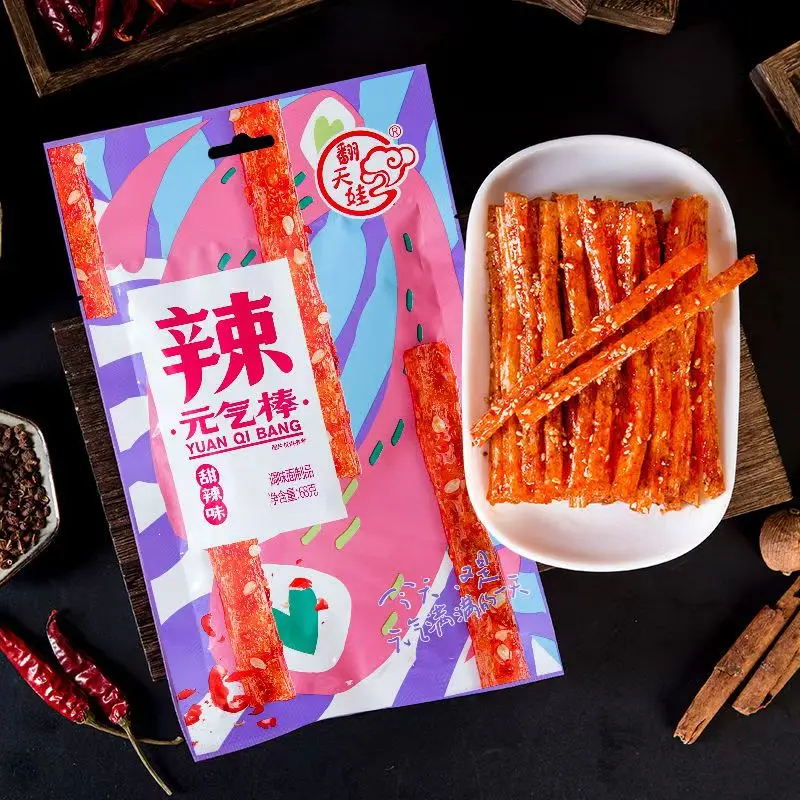 Latiao Spicy Strips 1/3 Packs Latiao Spicy Gluten Classic Chinese Special Snack Food big spicy piece nostalgia spicy