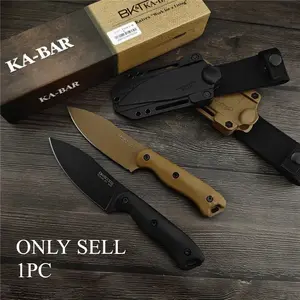 New BK19 Jungle Fixed Blade Knife High Quality D2 Blade Nylon Fiberglass Handle with Sheath Survival Camping Knife EDC Cutting Outdoor Knife Tactical Knives