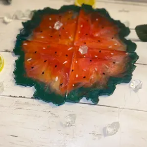 Palestine Glow in the dark Watermelon  coasters