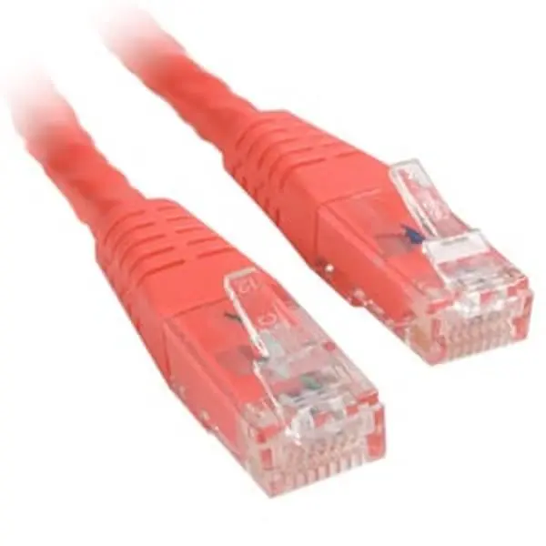 StarTech 20 FT Red Molded CAT6 UTP Patch Cable with RJ-45 Ports - ETL Verified