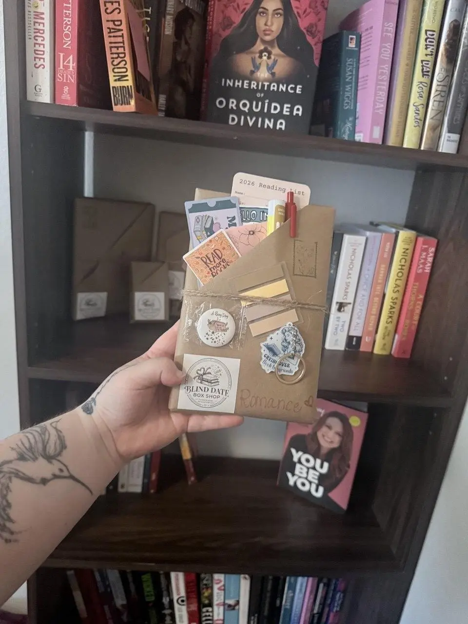 Blind Date With a Book - Curated Surprise Novel for Personal Library Building, With Author Selection, Genre Options & New Collection Addition