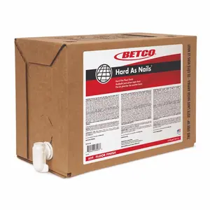 212 MAIN Bag-in-Box High Gloss Polymer Blend Hard As Nails Floor Finish, 640 fl oz, White, Self-Leveling
