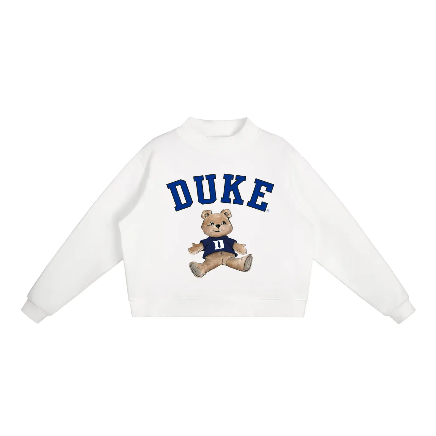 Duke Mock-Neck Crew Sweatshirt