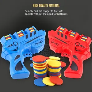 Interactive Foam Disc Launcher Gun - Perfect Birthday Gift for Boys and Girls, Halloween & Christmas Present