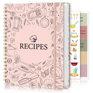 SKYDUE Blank Recipe Book to Write in Your Own Recipes with Category Tabs, 8.6" x 11.2" Recipe Organizer