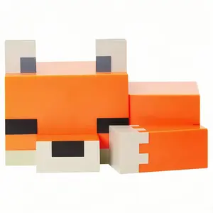 Fox Night Light Soft Orange Glow Gaming Room Decor