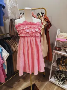 Picnic Perfect Gingham Mini Dress Pink