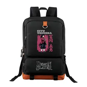 Demon Slayer Trendy Youth Backpack – Travel & School Bag,Laptop Backpack  Perfect for Commuting, Camping & Daily Use, Durable Large-Capacity Design, Best Gift for Boys & Girls 11.4''*18.1''