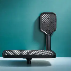 Square Fixed Shower Head & High Pressure Handheld Shower Head Set, Bathroom Fixed Shower Spray, Bathroom Accessories, Shower Head for Home Bathroom, Shower Head Combination