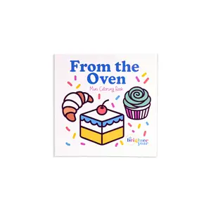 From The Oven - Bakery, Bread, and Pastries Themed Mini Coloring Book