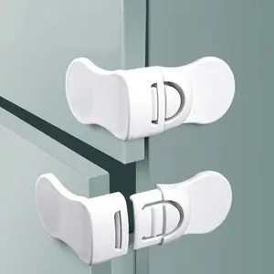 Drawer Safety Lock, Multifunctional Self-adhesive Safe Lock, Cabinet Corner Lock, Refrigerator Door Lock, Protection Lock