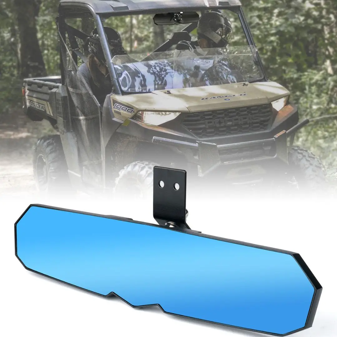 Xprite 13" UTV Rear View Mirror with LED Lights  For Polaris RZR PRO XP & UTV Roll Cages | Valiant Series