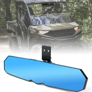 Xprite 13" UTV Rear View Mirror with LED Lights  For Polaris RZR PRO XP & UTV Roll Cages | Valiant Series