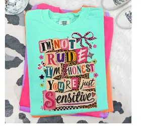 FULL COLOR SCREEN PRINT - I'M NOT I'M HONEST