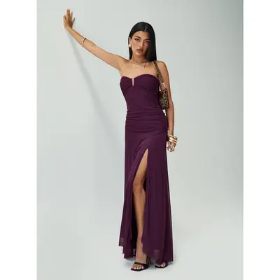 chinese dress ladies Eden Strapless Maxi Dress