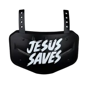 Jesus Saves Football Back Plate