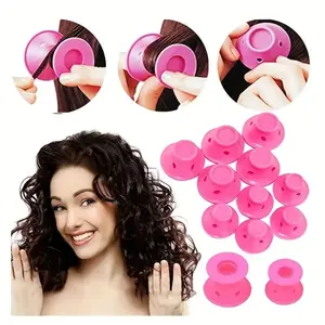 6pcs No Heat Curler for All Hair Types, Styling and Perming Tool, Gentle on Hair, Perfect for DIY Hairstyles, Easy to Use