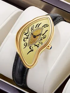 Men's Quartz Watch with Diamonds, Luxury Timepiece, Elegant Design, Perfect for Special Occasions, 1pc Diamond Watch, Analog Quartz Watch