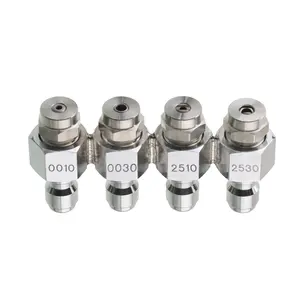 M MINGLE 4 in 1 Pressure Washer Nozzle, Downstream Soft Wash Nozzle Kit, All Metal 4 Way Washing Tip Holder, 1/4" Quick Connect for House Wash Gutter Cleaning fathersdaygift