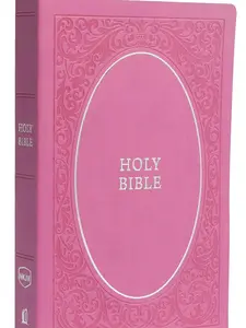 Holy Bible, Soft Touch Edition, Leathersoft, Pink, Comfort Print: Holy Bible