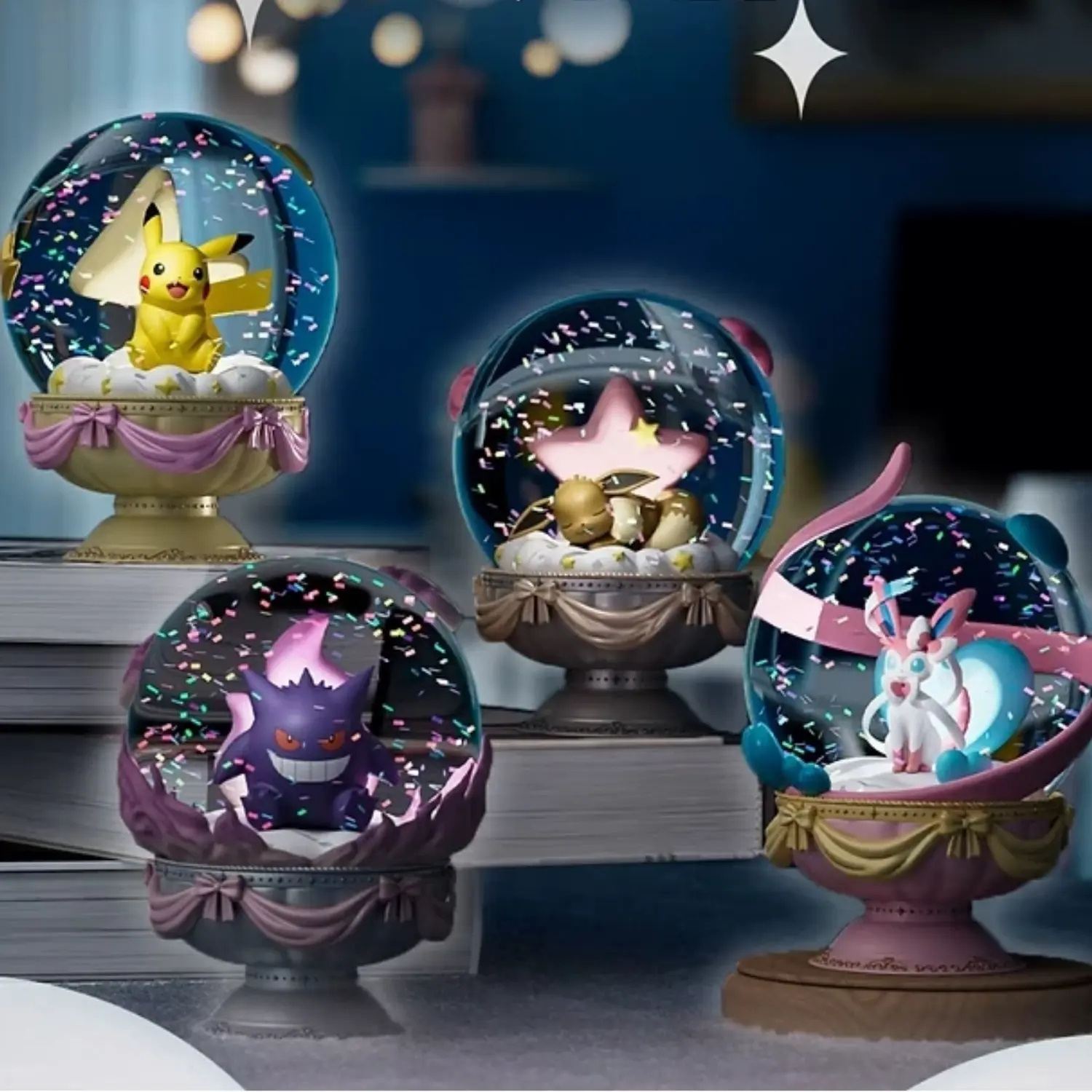 Pokémon Langbowang Crystal Ball Snow Globe Collectible Series