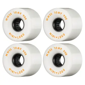 Mini Logo Skateboard Wheels 55mm AWOL 80A White