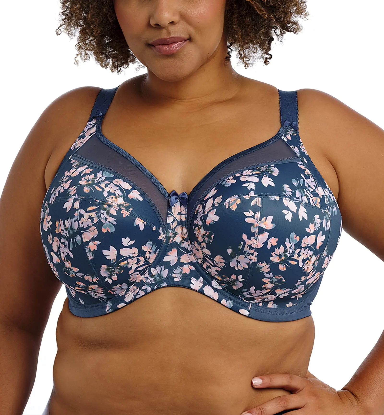 Goddess Kayla Support Underwire Bra (6162) - Teal Blossom