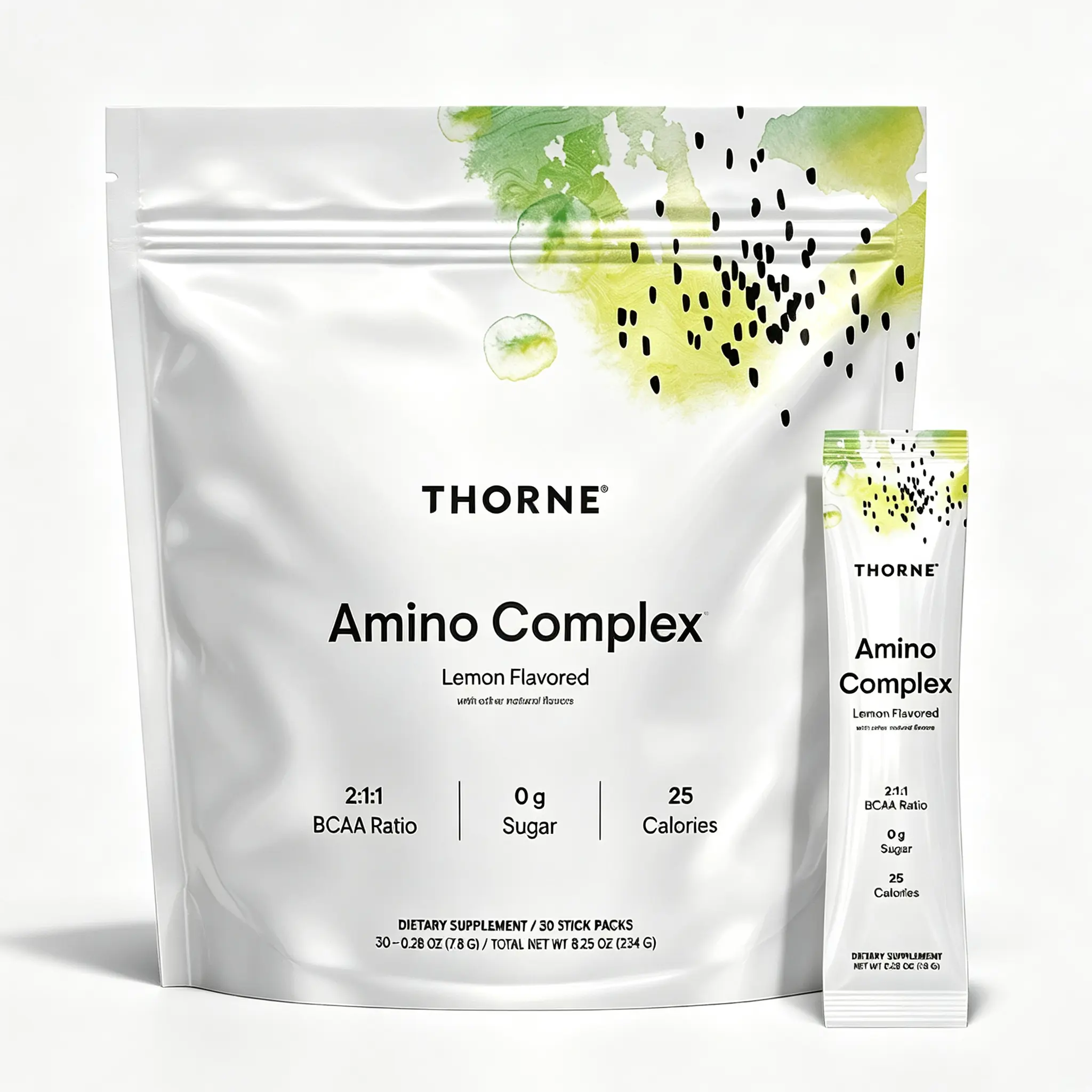 Thorne Amino Complex Travel Packs - NSF Certified for Sport Amino Acid Nutritional Supplement, Supports Lean Muscle Growth, Enhances Muscle Strength, Aids Recovery