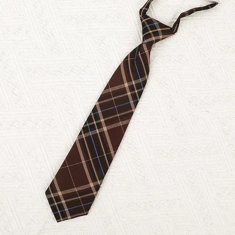 Pig liver plaid tie