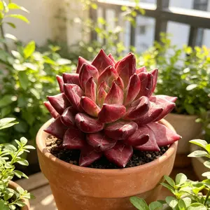 Echeveria 'Devil Elf' 4inch Rare Colorful Live Plant, Easy Care Bare Root Succulent, Aesthetic Home Decor, Beginner Friendly, Indoor & Garden Gift Idea