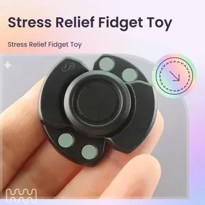 Edc Fidget Spinner Toy Set, Stress Relief Sensory Focus Tools for Adults & Kids, Portable Design for Anxiety Management