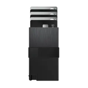 Ekster Aluminum Bifold Business Minimalist Wallet, RFID Protected Anti-Theft Cardholder for Travel & Daily Use