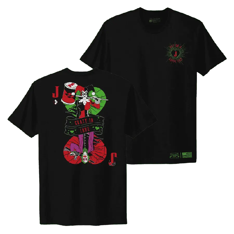 Women's Crazy In Love Boyfriend Fit T-Shirt - Black