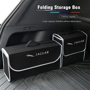 Car Boot Storage Box Tool Organizer Collect Case Car Storage Organizers For Jaguar F-Pace F-Type XF XJ XE I-Pace E-Pace XEL XFL S-Type XFR XKR X-Type