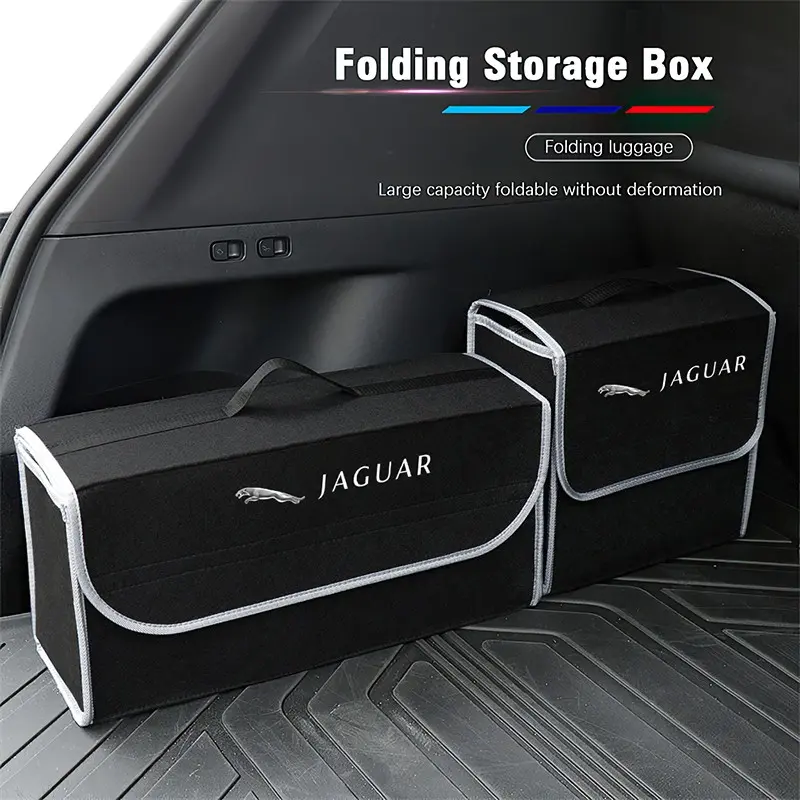 Car Boot Storage Box Tool Organizer Collect Case, Car Organizers And Storage Box, Car Organization Accessories, Car Organization Supplies, For Jaguar F-Pace F-Type XF XJ XE I-Pace E-Pace XEL XFL S-Type XFR XKR X-Type