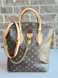 Pre-owned Louis Vuitton Canvas Shoulder Bags Carry All Handbag Monogram MM Brown 42346